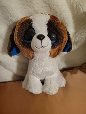 Ty Beanie Boos - COOKIE the Dog (6 Inch) Plush Tan White Black