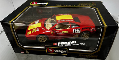 Bburago Ferrari 348tb Evoluzione 1991 1:18 Rot Sportwagen Modellauto mit OVP