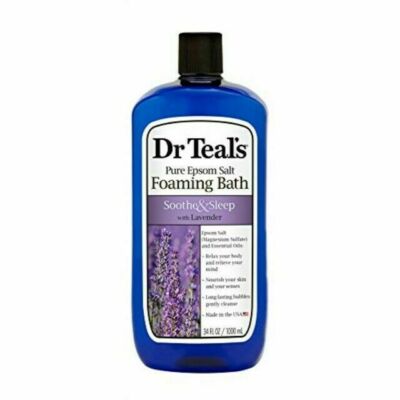 Dr Teal's Lavender Pure Epsom Salt Foaming Bath - 34fl Oz - Regular Size, Single