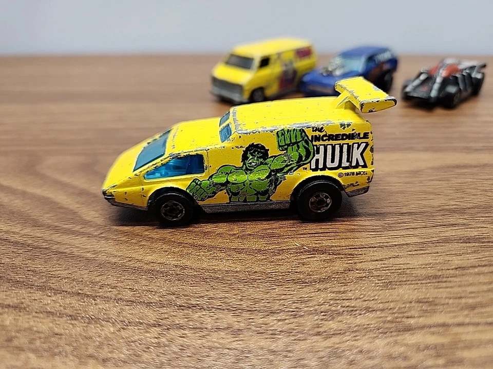 Hot Wheels 70-е Marvel Comics автомобиль лот из 4: Человек-паук, Халк, Тор и Существо - Изображение 2 из 4