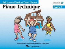 Piano Technique Book 1 Book with Online Audio Hal Leonard Piano 000296563