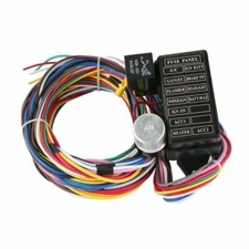 Universal 12 Circuit Wiring Wires Harness For Muscle Car Hot Rod Street Rod XL