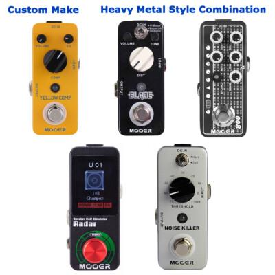 Mooer Custom Make Guitar Effect Pedal Heavy Metal Style Combination Distortion
