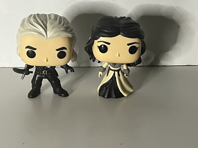 Funko Pop! TV Netflix Witcher - Yennefer (#1193) & Geralt (#1192)