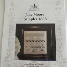 The Wishing Thorn  Jane Moore Sampler 1825 Cross Stitch Pattern