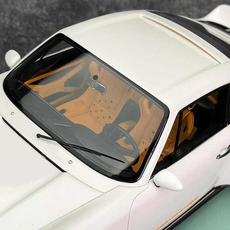 1:18 Porsche 911 964 Singer DLS Pearl White Resin Car Model
