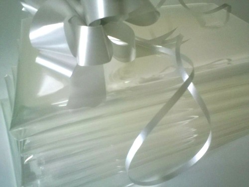 💜BABY Cellophane Hamper Bag & Bows Baby Pram Wrapping Birthday Christmas Gifts - Picture 55 of 98