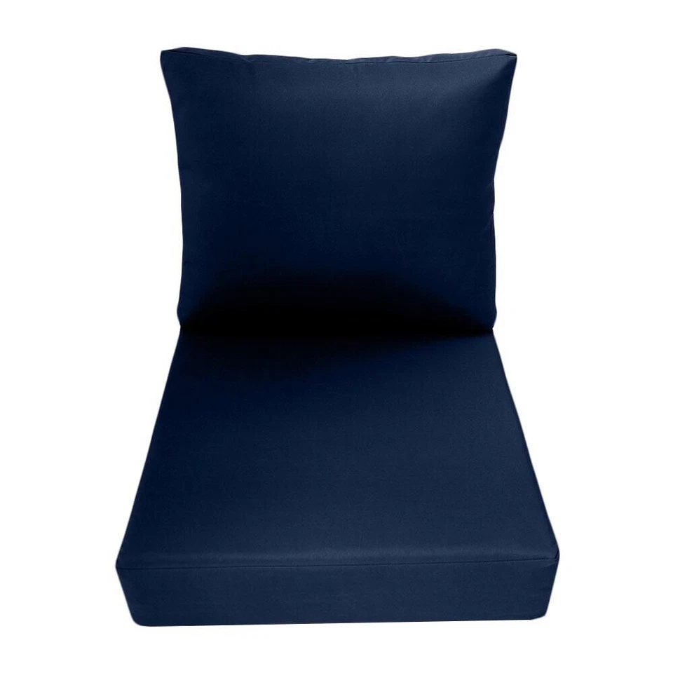 ТОЛЬКО ЧЕХОЛ — сменный чехол-подушка для глубокого сиденья 23x24x6 для улицы AD101 - Изображение 2 из 4