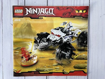 Lego #2518 ~ Ninjago Spinjitzu Nuckal's ATV ~ INSTRUCTION MANUAL