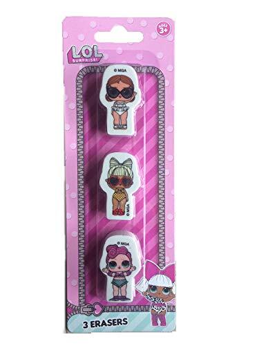 MC LOL Surprise Eraser Set , L.O.L. Surprise Stationery - LOL Surprise ...