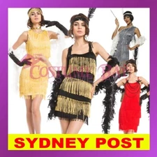 1920s Roaring 20s Charleston Gangster Flapper Gatsby Fancy Dress Costume Outfit
