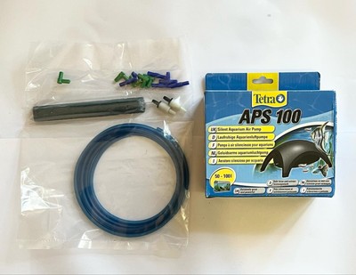 Tetratec APS100 LUFTPUMPE 50-100ltr KOSTENLOSES 2mtr AIRLINE KIT KOSTENLOSE LIEFERUNG