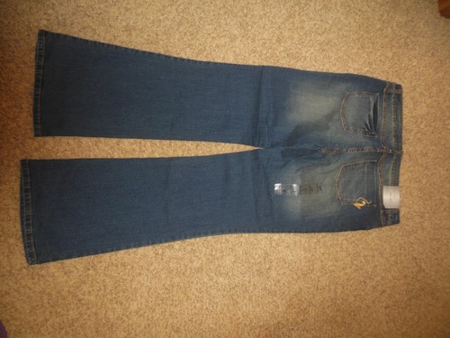 NWT Phat Silver Label Boot Fit 17 Jeans Whiskered 5 Pocket Zip Fly - Picture 3 of 3