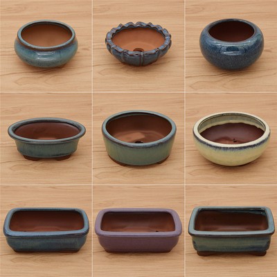 Ceramic Flower Pots Plant Pot Holder Bigger Bonsai Pot Home Garden Decoration Ebay