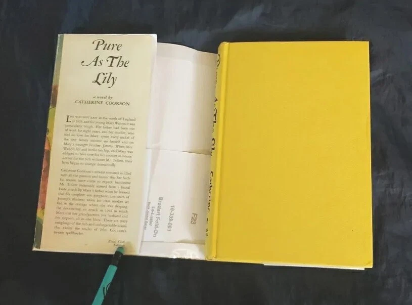 Pure As The Lily By Catherine Cookson Vintage 1973 HCDJ BCE Mylar British Novel  - Image 4 of 4