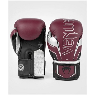 Venam Elite Evo Boxing Glove-Burgundy/Silver Benam Venum-04260-613 Martial Arts 