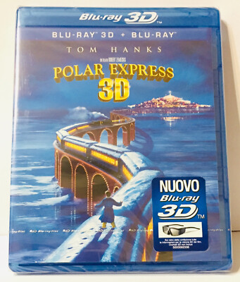 Polar Express Blu Ray 3D + Blu Ray Tom Hanks Zemeckis noch versiegelt als Foto