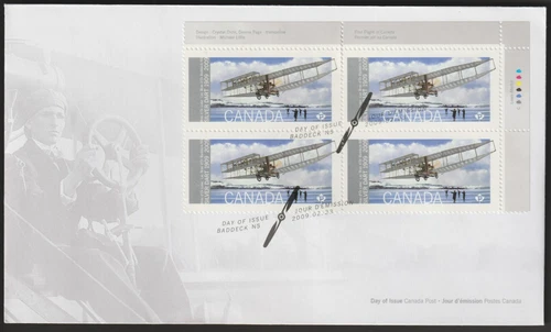 Canada #2317, First Flight In Canada, UR PB, First Day Cover, FDC 2009