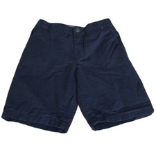 Boy's Size 10 Gymboree Navy Blue Shorts with Gray Elastic Waist Band EUC