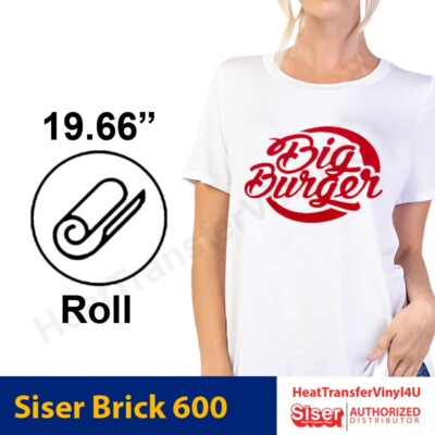 Siser BRICK 600 20'' Roll (HTV): The Ultimate Choice for a 3D Look