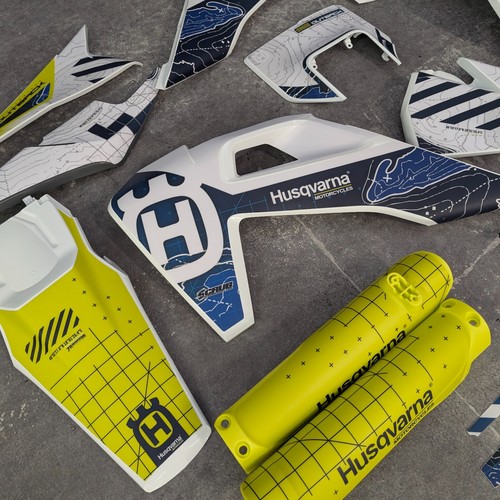 Plastics + Graphics Husqvarna TE FE 2020 2021 2022 2023 Matte finish - Picture 6 of 12
