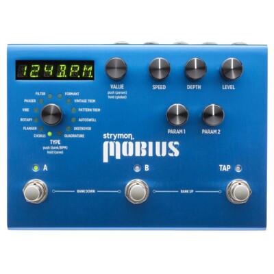 New Strymon Mobius Multidimensional Modulation Guitar Effects Pedal