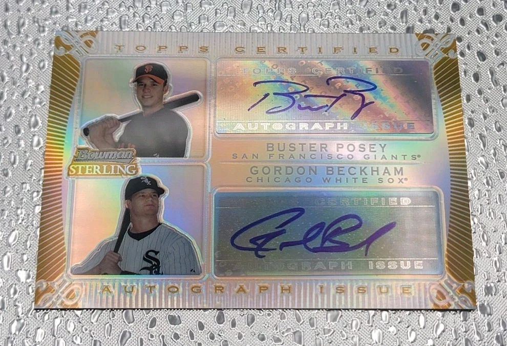 Topps Buster Posey Baseball Autographed Sports Trading Cards