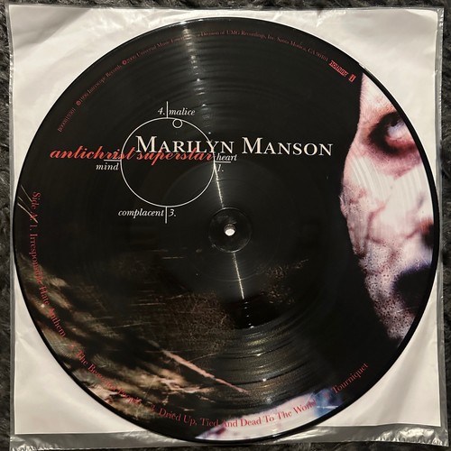 Marilyn Manson Antichrist Superstar 2LP Picture Disc Reissue 2006 Nothing Recs. - Picture 4 of 10