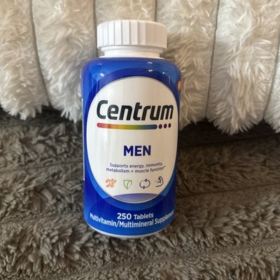Centrum Multivitamin for Men D3, B + Antioxidants, Gluten Free, Non-Gmo 250 9/26
