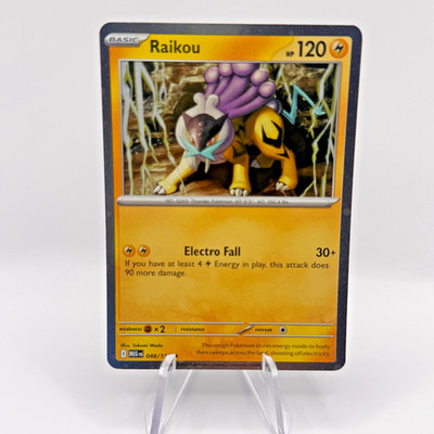 Raikou - (Cosmos Holo) 048/132 Miscellaneous Cards & Products Holo