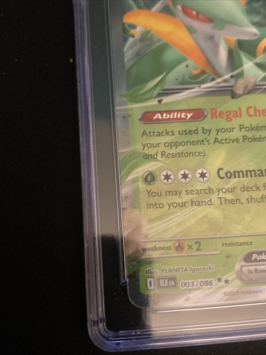 Serperior EX 003/086 Sv: Black Bolt Holo CGC 9 Pokemon Card - Picture 8 of 12