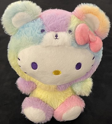 Sanrio Hello Kitty Rainbow Sherbet Teddy Bear Costume Outfit Plush Stuffed Toy