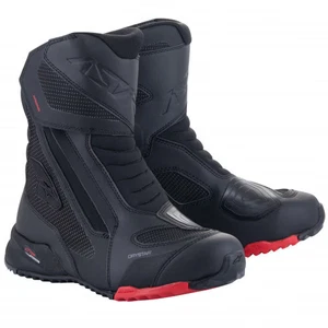 Alpinestars RT-7 Drystar Motorcycle Motorbike Boots - Black / Red