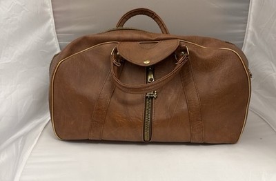 vintage bowling bag leather