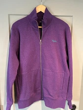Rapha Logo Full Zip Cotton Track Jacket Cardigan Mens Large Never Worn! 