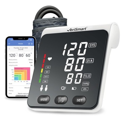 Wireless Blood Pressure Monitor LED Display App