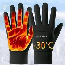 Autumn and Winter Touchscreen Men's and Women's Warm Gloves Gloves Size: M