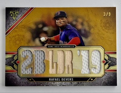 2024 Topps Triple Threads - Rafael Devers Game Used Relics Gold /9