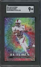 2024 Leaf Electrum Silver Board Tie Dye #10 Harlem Berry 4/25 Mint SGC 9