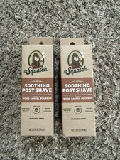  2 New Dr Squatch Soothing Post Shave - Wood Barrel Bourbon