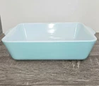 Vintage Pyrex 503 Refigerator Dish Aqua Fridgie NO Lid SEE DESCRIPTION