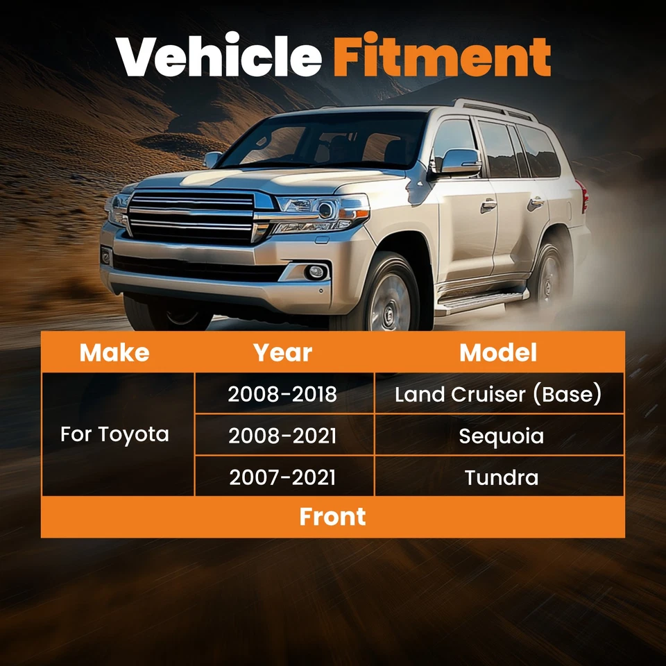 Enganche delantero clase 3 de 2" para Toyota Sequoia Land Cruiser 2008-2021 750 lb TW Foto 3 de 4