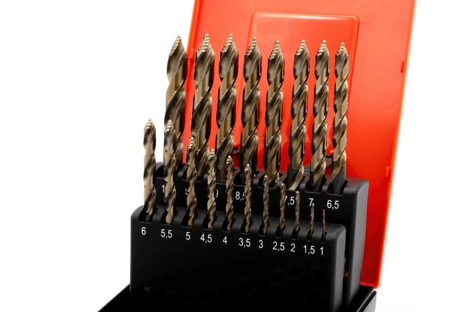BAER Spiralbohrer Set HSSE-Co5 1-10 mm | 19-tlg. Turbo Centrix | Metallbohrer - Bild 4 von 4