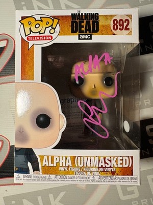 Alpha signed Funko Pop by Samantha Morton Autogramm ACOA - The Walking Dead