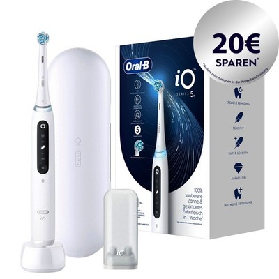 Oral-B iO Series 5 White Elektrische Zahnbürste Zahnreinigung Mundhygiene