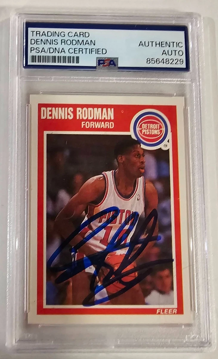 Dennis Rodman 10 Graded Basketball Autographed Sports Trading