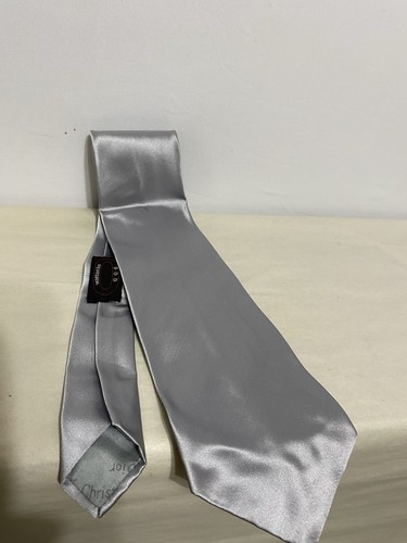 Vintage Christian Dior Silver Silk Tie –Wallachs Store