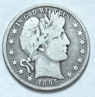 1895 Barber Half Dollar