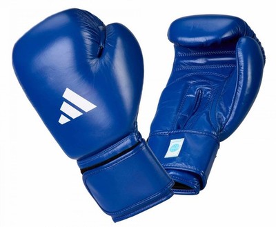 adidas Amateur Boxing Gloves Leather  - Handschuhe Gloves 10 oz. blue
