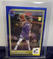 2023-24 Panini NBA Hoops Premium Stock Brice Sensabaugh RC #225 Blue Prizm /120